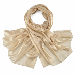 Etole Soie Beige Uni