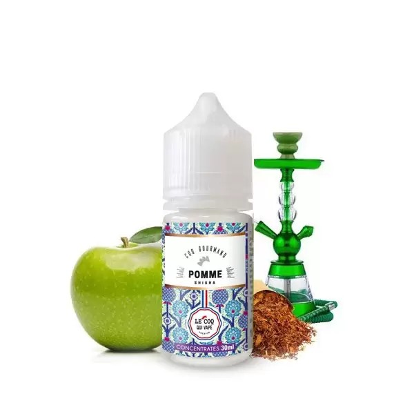 Concentré Pomme Shisha 30ml - Le Coq Qui Vape