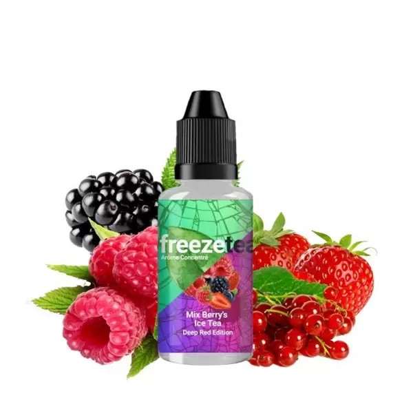 Concentré Mix Berry's Ice Tea Deep Red Edition 30ml - Freeze Tea