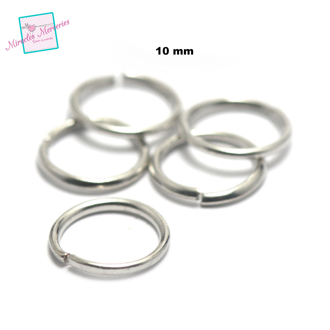 10 mm argenté