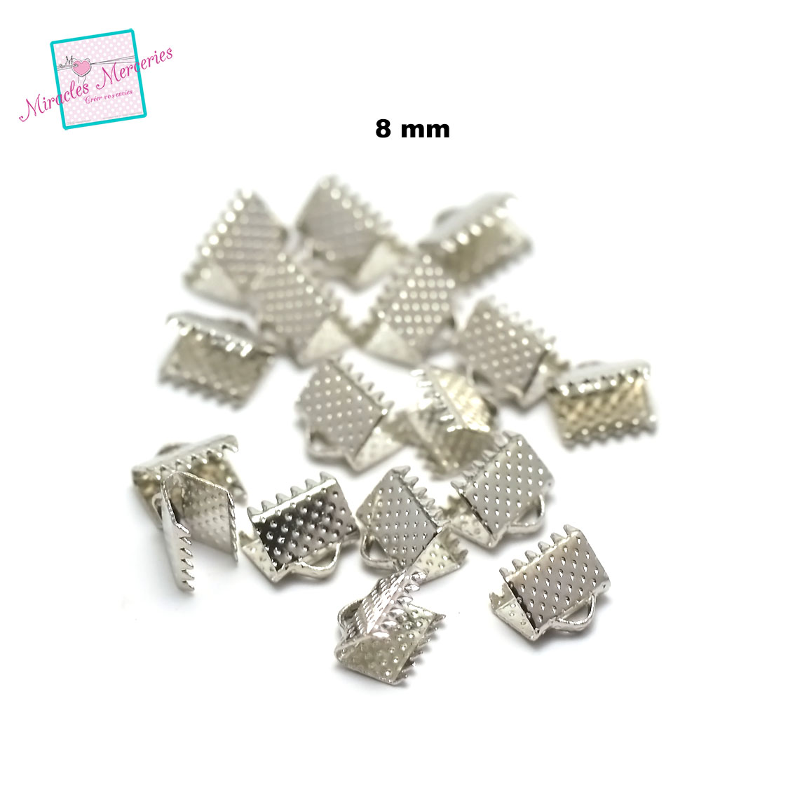 8 mm argenté