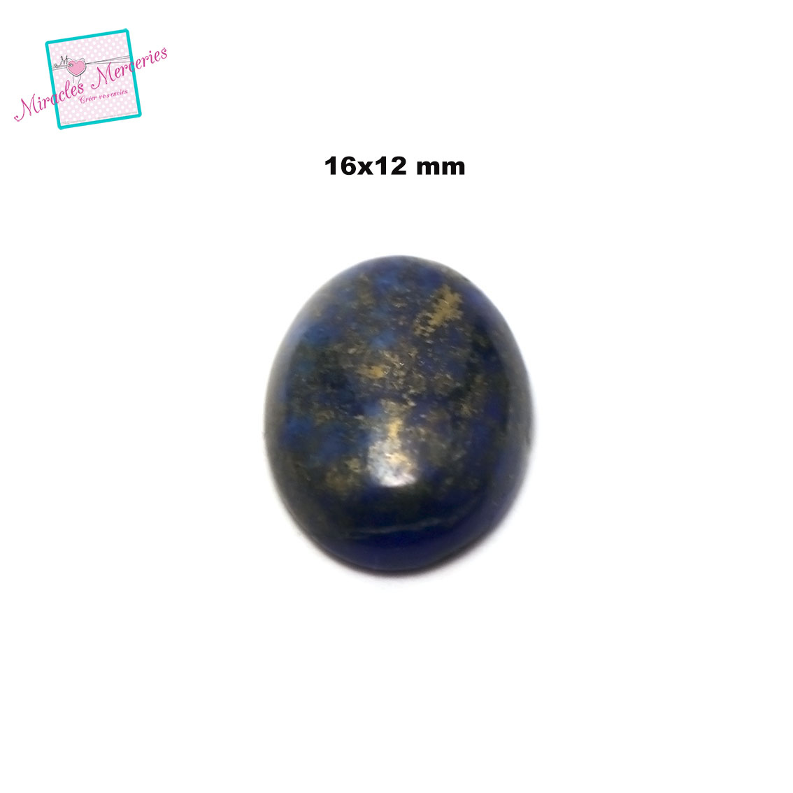 1 cabochon AAA+ ovale16x12 mmlapis lazuli