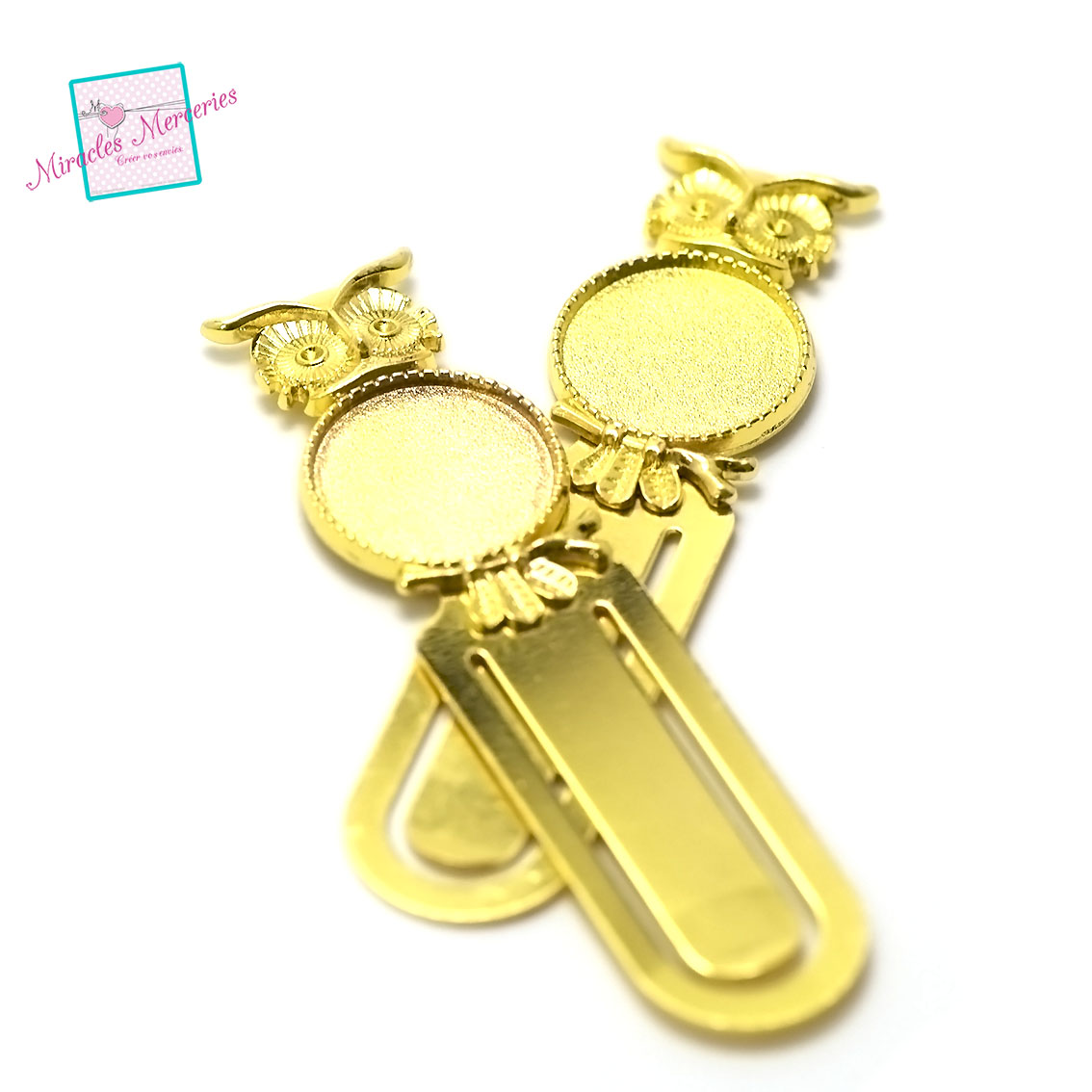 2 marques page support cabochon 20 mm,10a