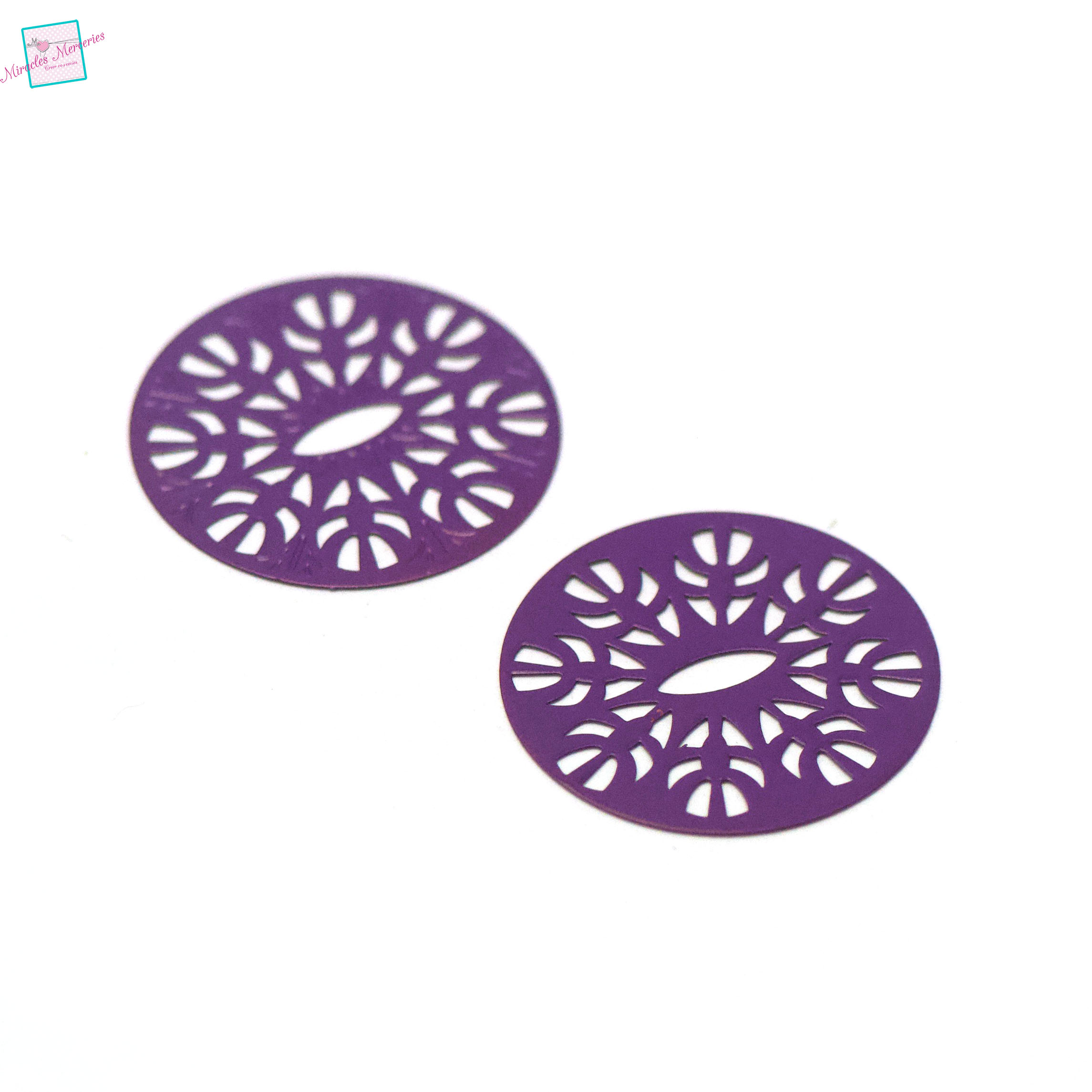 34.cercle oeil 33 mm violet