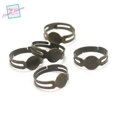 bague plateau bronze