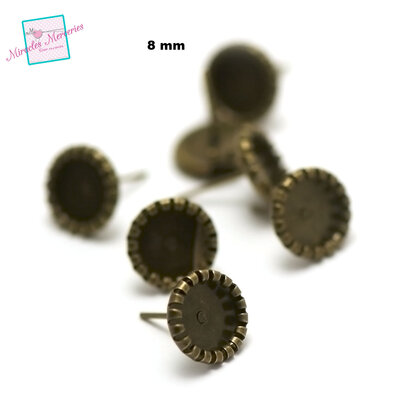 B 8 mm dentelle courbée