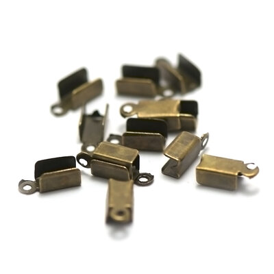 embout rectangle 11x5 mm bronze