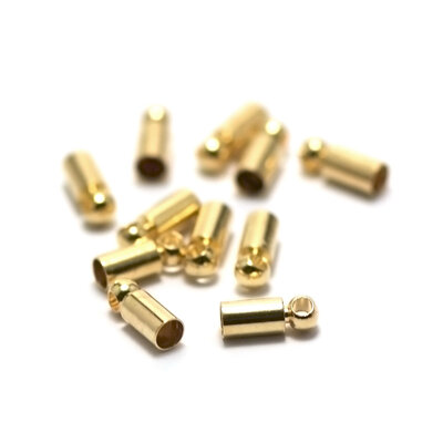 embout à insérer 3mm doré