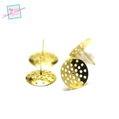 support tamis 18mm doré
