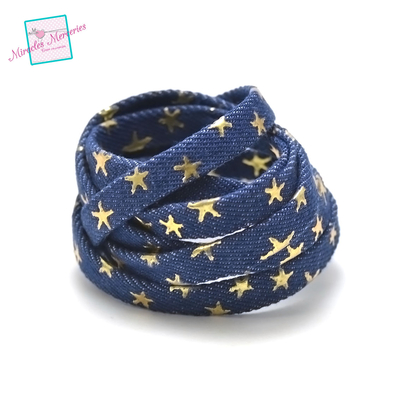 étoile doré 3d bleu moyen