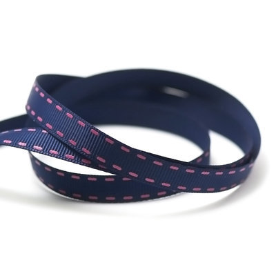 pointillée bleu marine