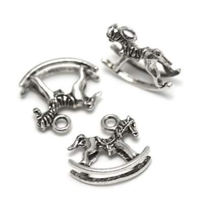 042A cheval à bascule 3D