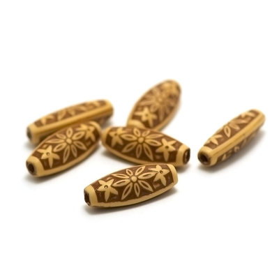 marron sur fond beige olive plat
