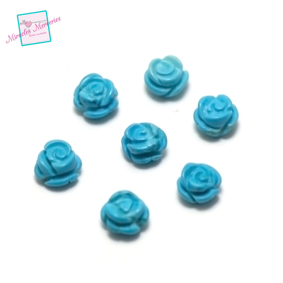 turquoise mini-fleur