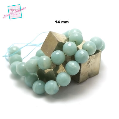 amazonite facettée