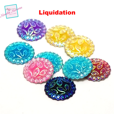 rond fleur 24 mm