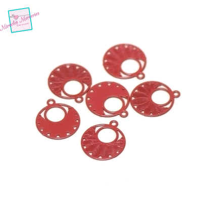 13.cercle feuille vieux rouge