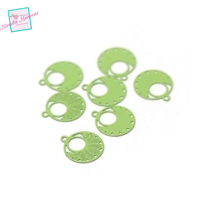 13.cercle feuille vert anis