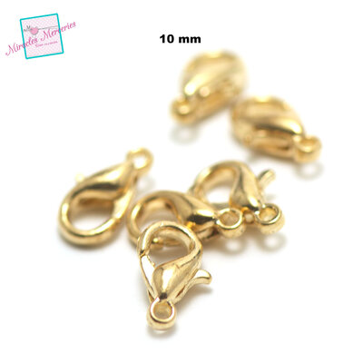 10 mm doré
