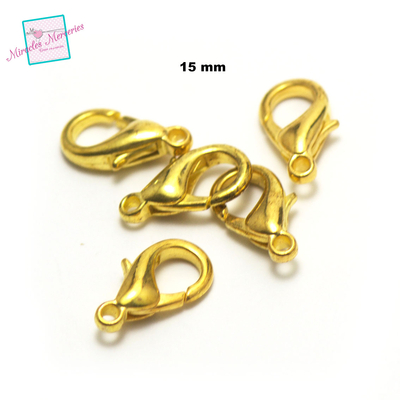 15 mm doré