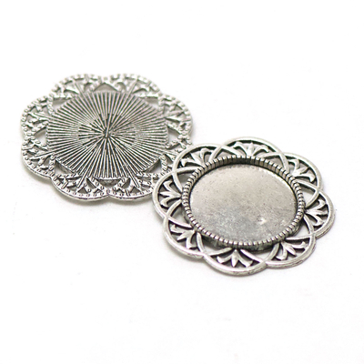 008 rond 20 mm argenté