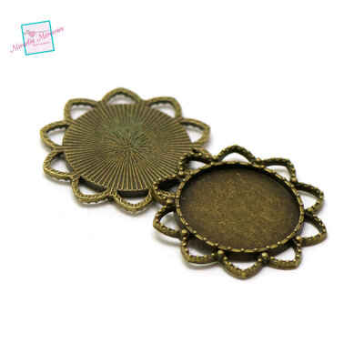 009 rond 25 mm bronze
