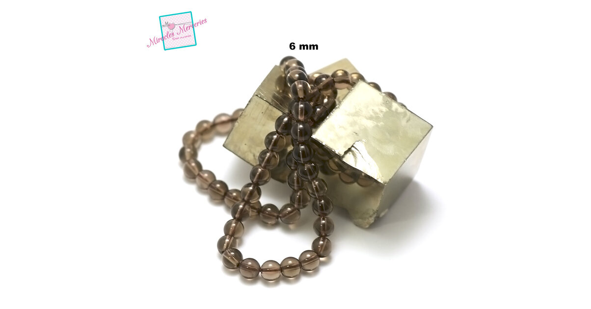 Lot De 25 Perles Vintage En Verre - Couleur Marron Fumé - Forme Cube Ovale Bizarre - Fabriqué En Tchécoslovaquie - Occasion