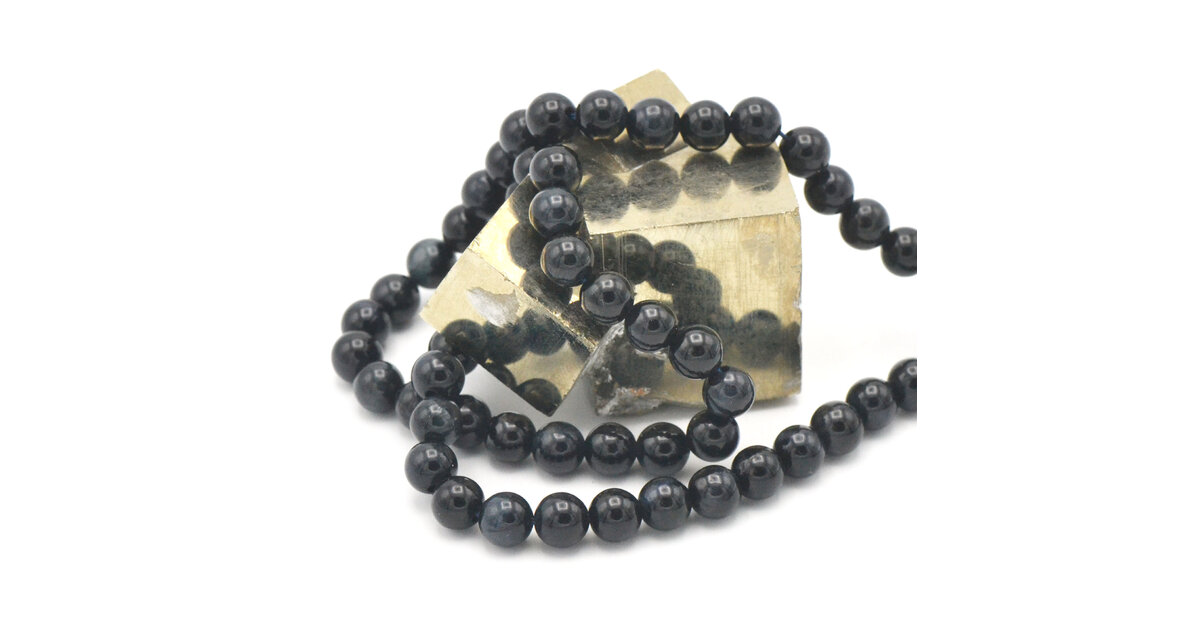 Fil De Perles En Sodalite - Boules 6mm, Environ 63 Pièces Pour 39cm, Création Handmade