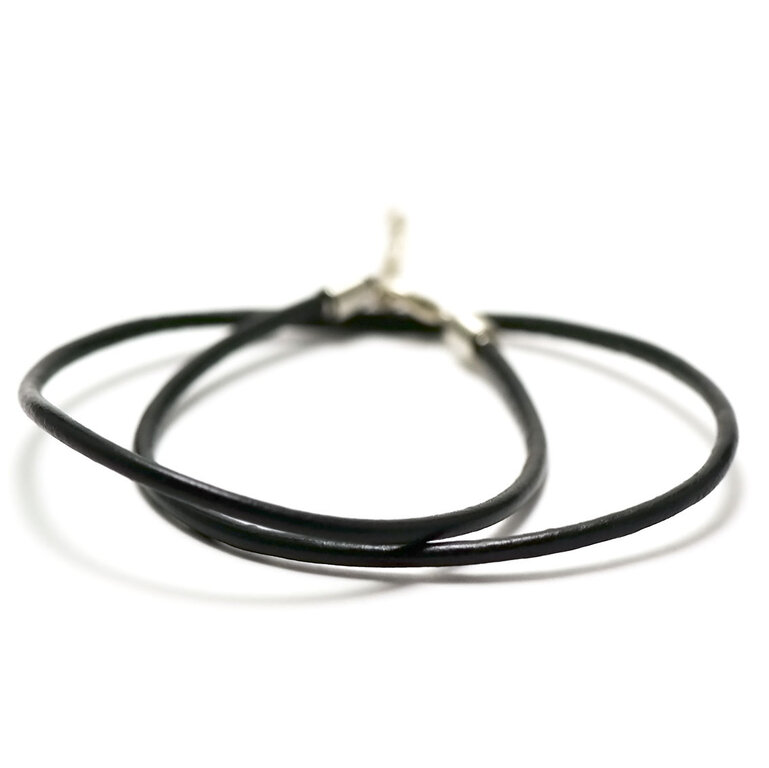 Collana Cordino Cotonato Cera 43.5 Cm – Fettuccia Nera Per Gioielli, Spessore 1.5 Mm - Foto 4