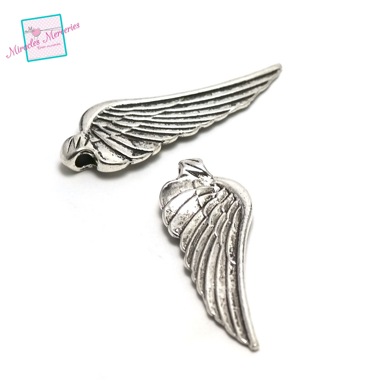 Perles métalliques ailes d'ange - France