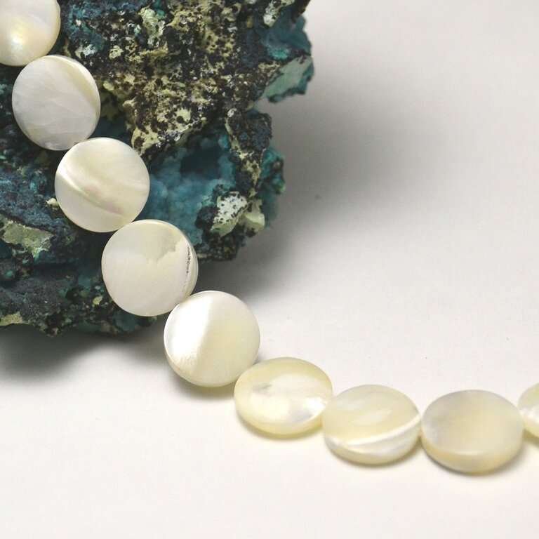 Lot De 100 Perles De Nacre Véritable - Vintage - Parfait état