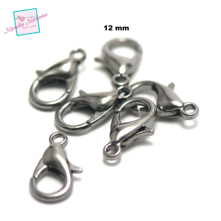 TRIXES Lot De 2 Mousquetons En Acier 100mm - Galvanisés, à Ressort - Pour Camping, Randonnée