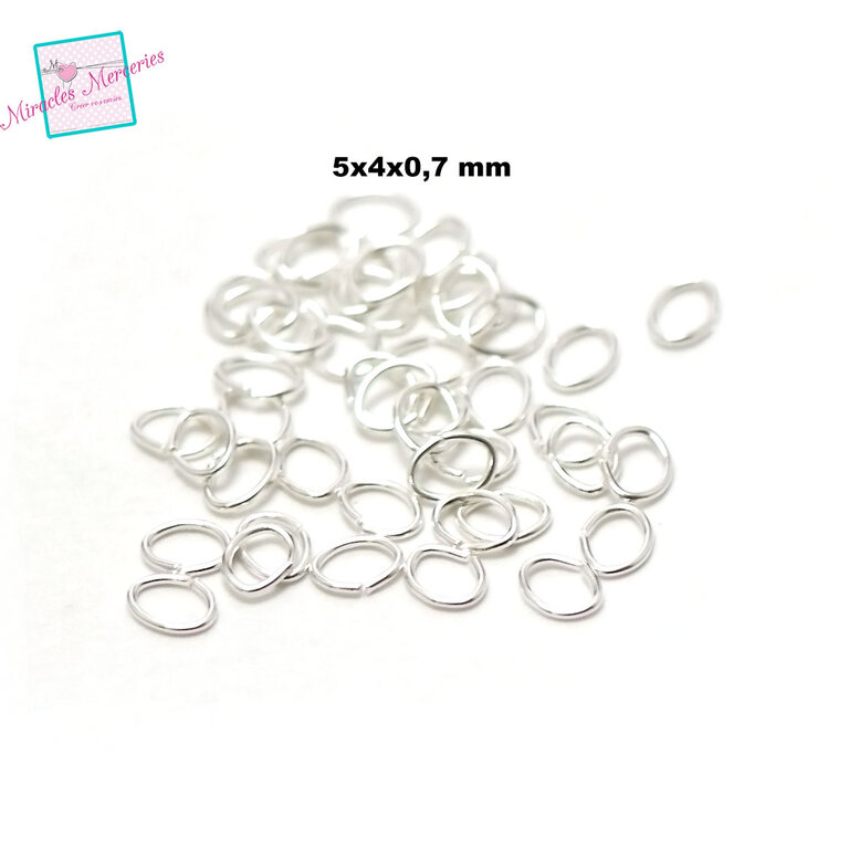 100 Anneaux Solides Argentés 10x1 Mm - Pour Breloques, Chaines, DIY - Neuf