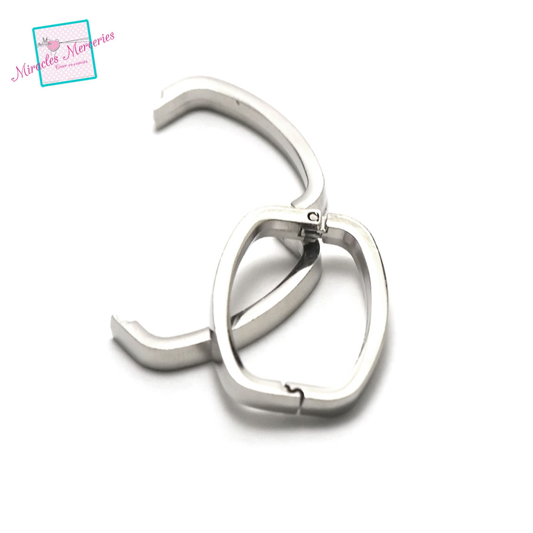 Fermoir à ressort avec attache tag 7 mm doré x1 - Perles & Co