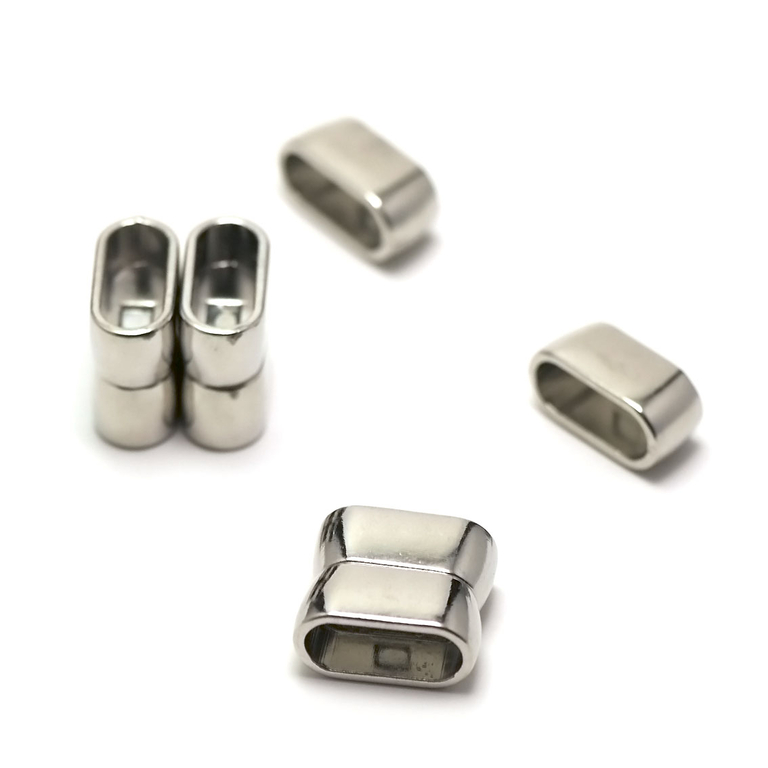 Argent 925 fermoir filigrané ovale 12.3x6 mm x1 - Fermoirs argent 925