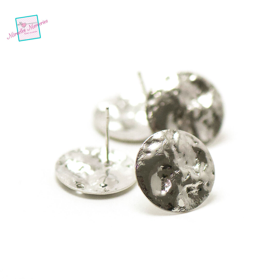 Lot De 4 Clips Pour Boucles D'oreilles Non Percées - Argenté & Doré Sans Nickel | Métal
