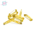 support broche 3 trous doré
