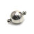 fermoir boule 16x10 mm argenté