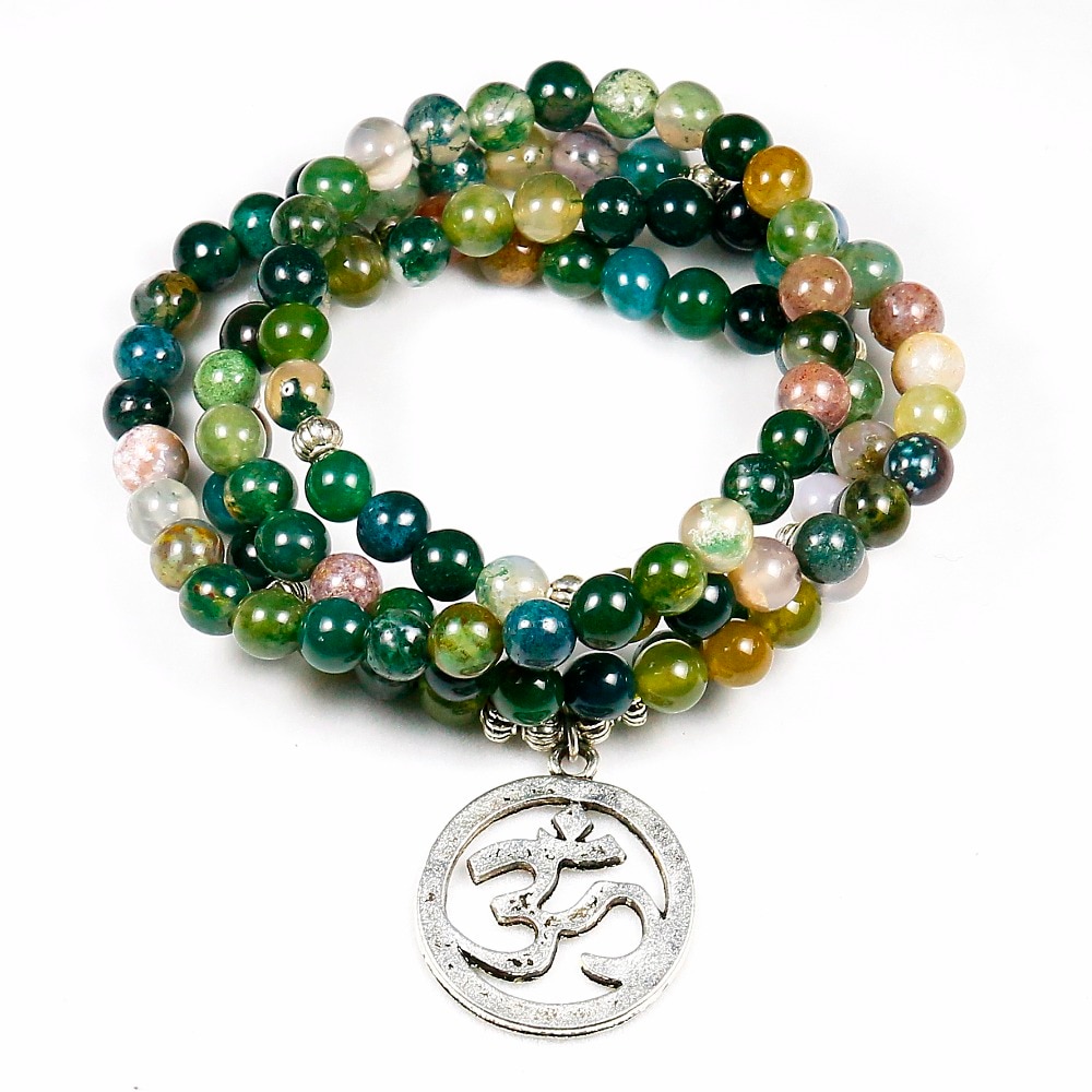 Bracelet MALA 108 perles vert