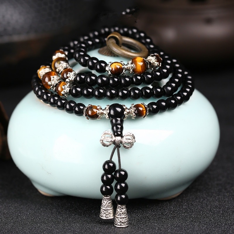 Bracelet-Collier MALA TIBETAIN 108 perles