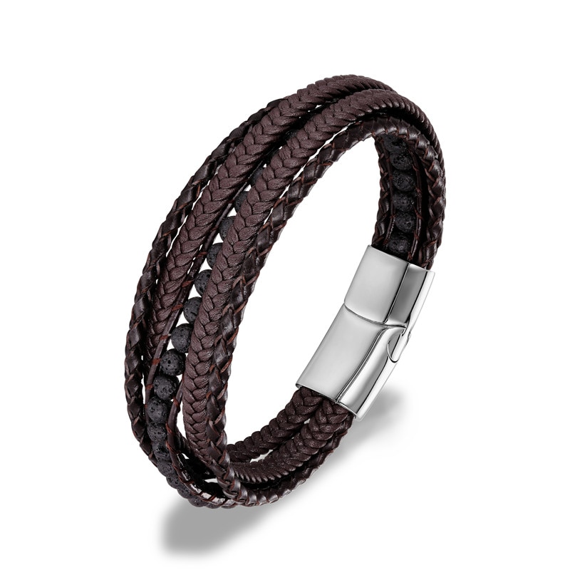 Bracelets Homme CUIR et PIERRES 13