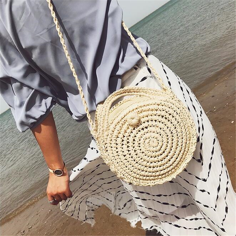 Sac main CHIC en rotin acc de mode F. tendance nature Eco Boho