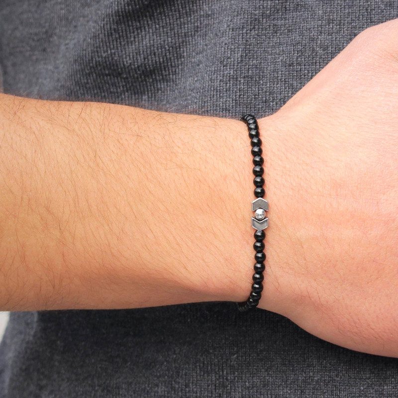 bracelet perle pierre pour homme