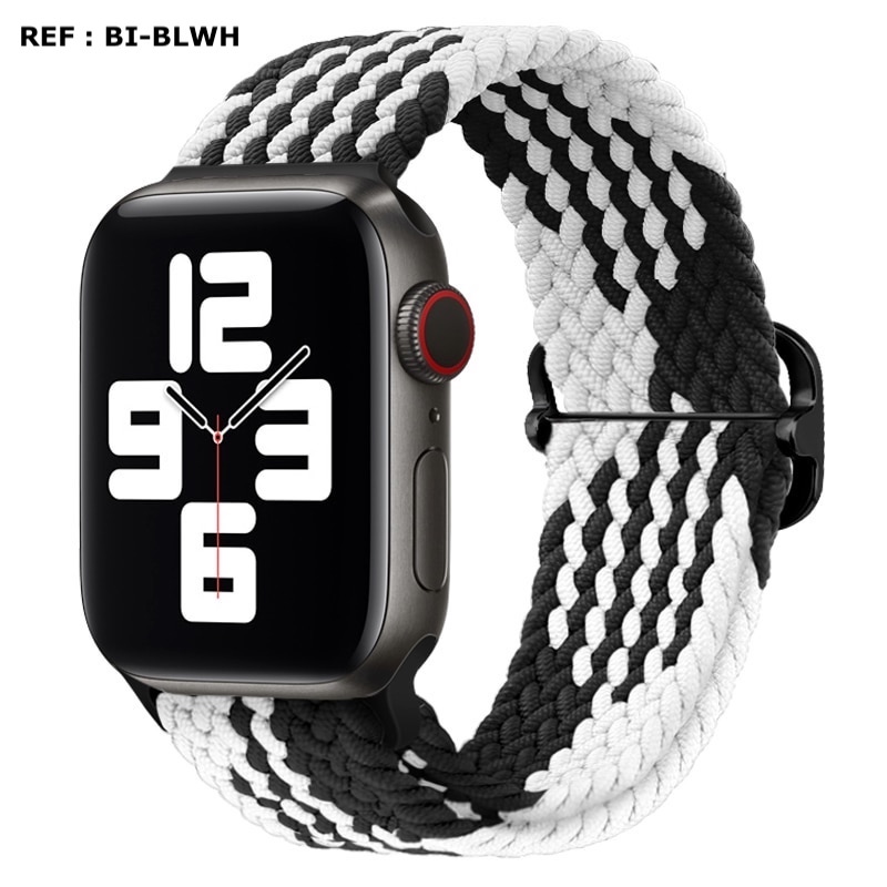 Bracelets tissés Apple watch 18