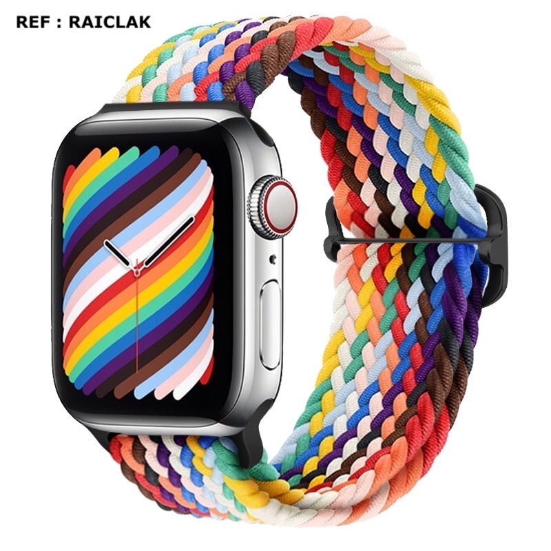Bracelets tissés Apple watch 43
