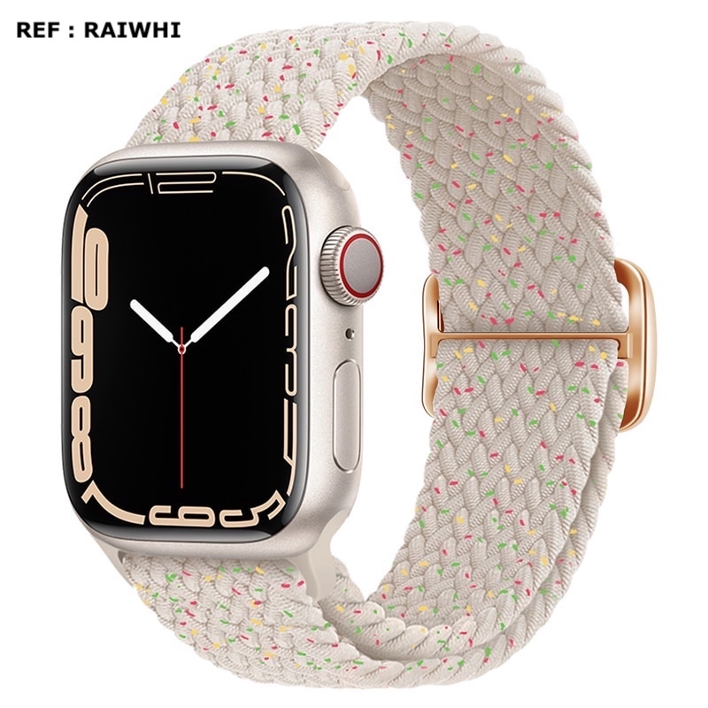 Bracelets tissés Apple watch 28