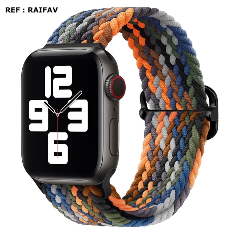 Bracelets tissés Apple watch 12