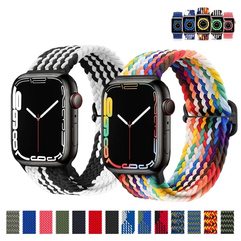 bracelet rainbow pour montre connectée, remplacer un bracelet apple watch