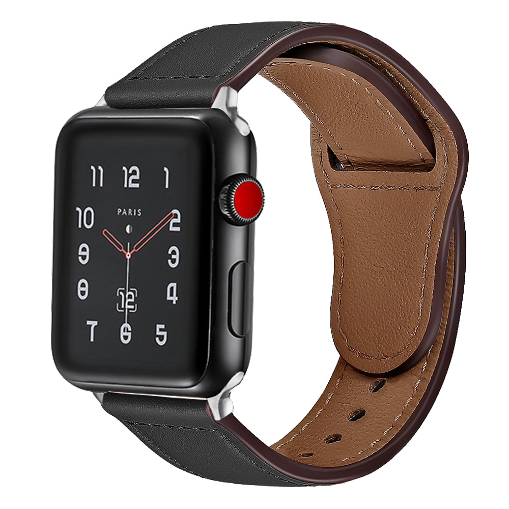 bracelet cuir pour montre connectée Apple watch, homme, femme 48