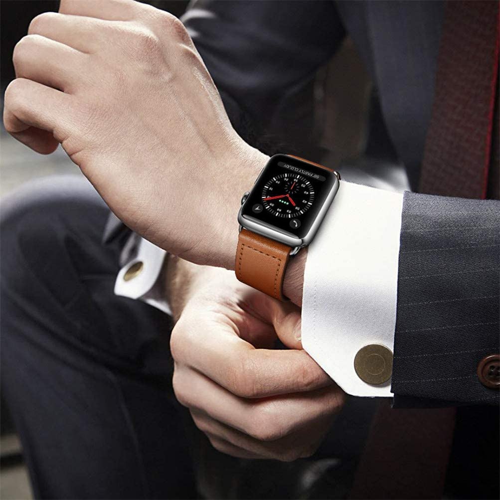bracelet cuir pour montre connectée Apple watch, homme, femme 25